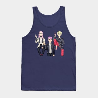 GIRL Characters Isolated Tank Top